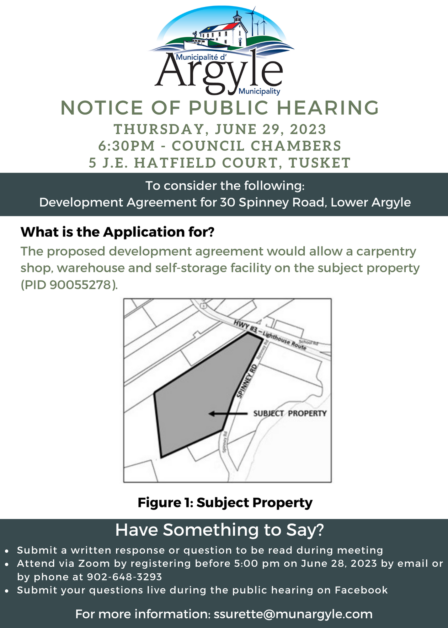Public Hearing Mar 30 Wind Turbine